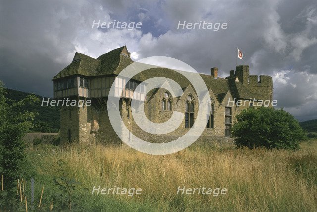 Stokesay Castle, Shropshire, 1996. Artist: N Corrie