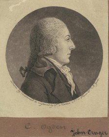 John Cruger, 1796. Creator: Charles Balthazar Julien Févret de Saint-Mémin.