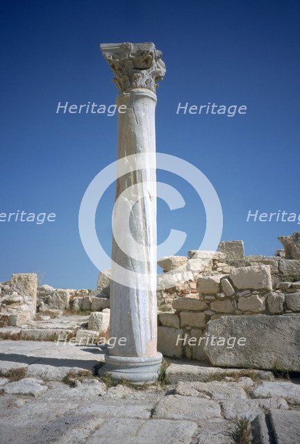 Ruins of the basilica, Curium (Kourion), Cyprus, 2001.
