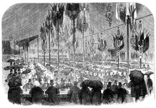 The Preston Guild Festival: the Royal North Lancashire Agricultural Society's dinner, 1862. Creator: Unknown.
