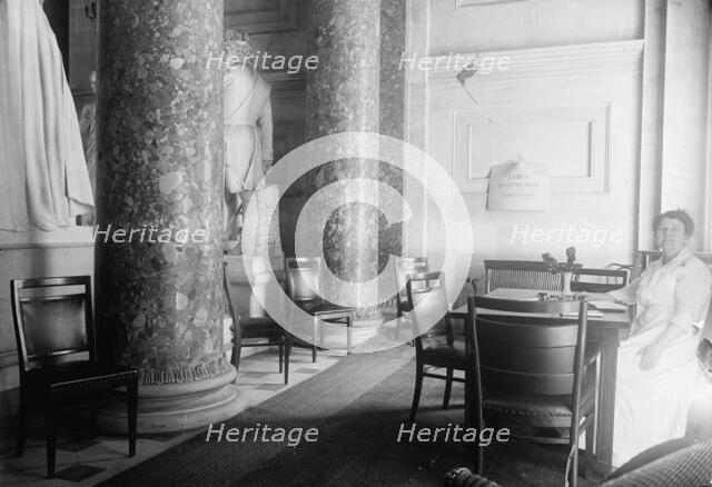 U.S. Capitol - Ladies' Reception Room, 1917. Creator: Harris & Ewing.