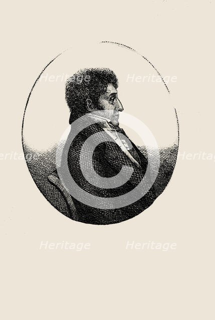 Horn player and composer Georg Abraham Schneider (1770-1839), 1820. Creator: Anonymous.