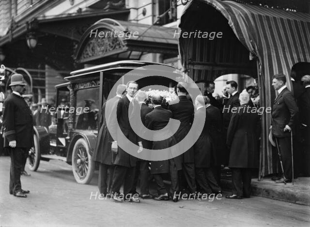J.W. Gates Funeral, N.Y. City, 1911. Creator: Bain News Service.