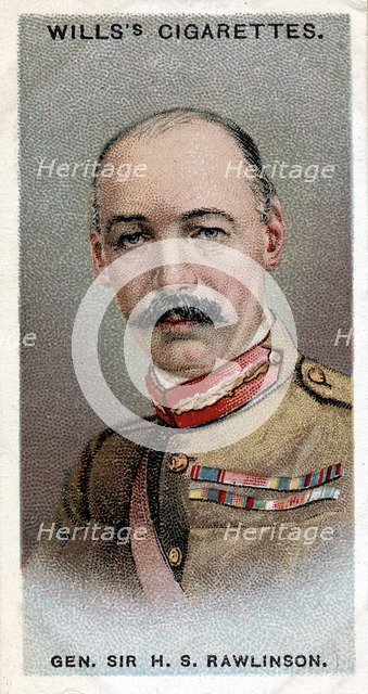 Henry Seymour Rawlinson, 1st Baron Rawlinson, English general, 1917. Artist: Unknown