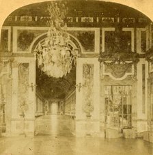 'Gallery of Mirrors; Versailles, France', late 19th century. Creator: Unknown.