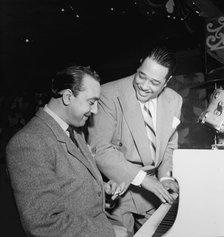Portrait of Django Reinhardt and Duke Ellington, Aquarium, New York, N.Y., ca. Nov. 1946. Creator: William Paul Gottlieb.