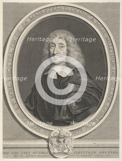 Melchior de Gillier, 1652. Creator: Robert Nanteuil.