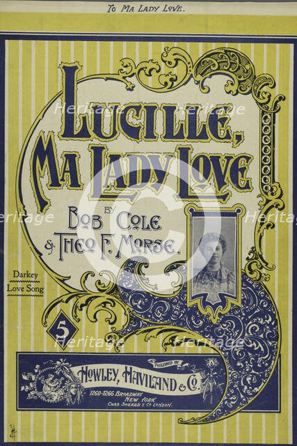 'Lucille, ma lady love', 1898. Creator: Unknown.