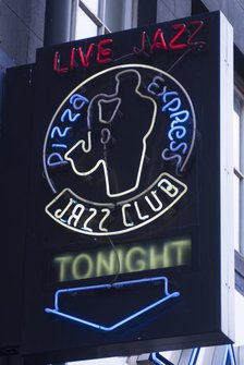 Pizza Express Jazz, Dean Street, London, W1, England. Creator: Ethel Davies;Davies, Ethel.