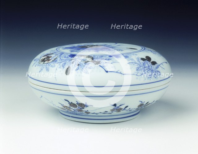 Covered box, early Kangxi period, Qing dynasty, China, 1662-1677. Artist: Unknown