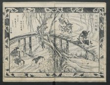 The Story of Aoto Fujitsuna, 1811. Creator: Hokusai.