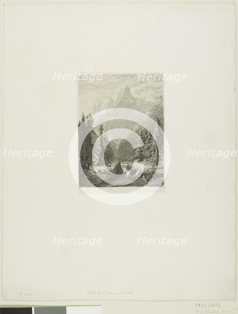 Alpine Landscape, n.d. Creator: Alexandre Calame.