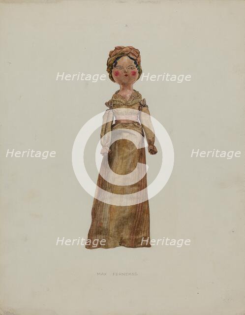 Doll, 1935/1942. Creator: Max Fernekes.