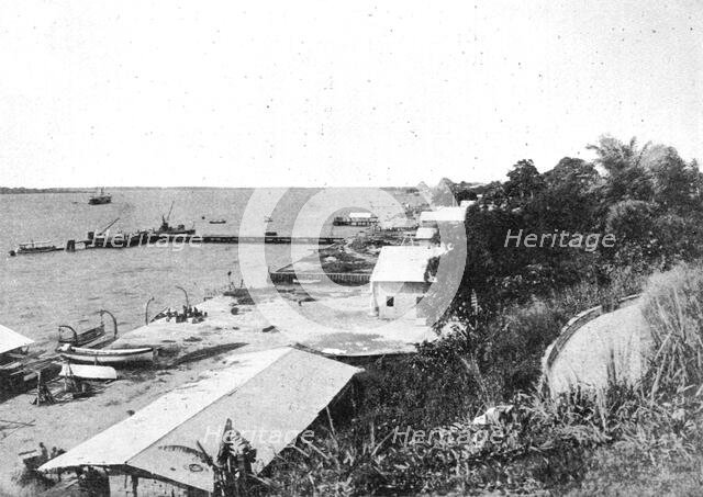 ''Le port de Douala; L'Ouest Africain', 1914. Creator: Unknown.