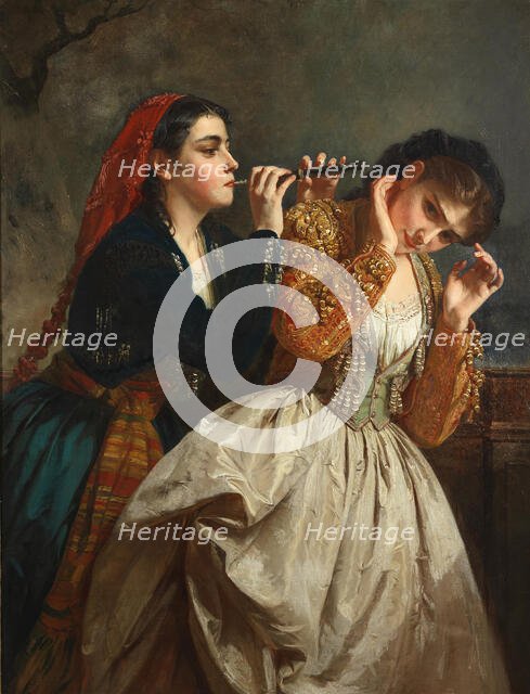 The Five Senses: Hearing, c1865. Creator: Schlesinger, Henry Guillaume (1814-1893).