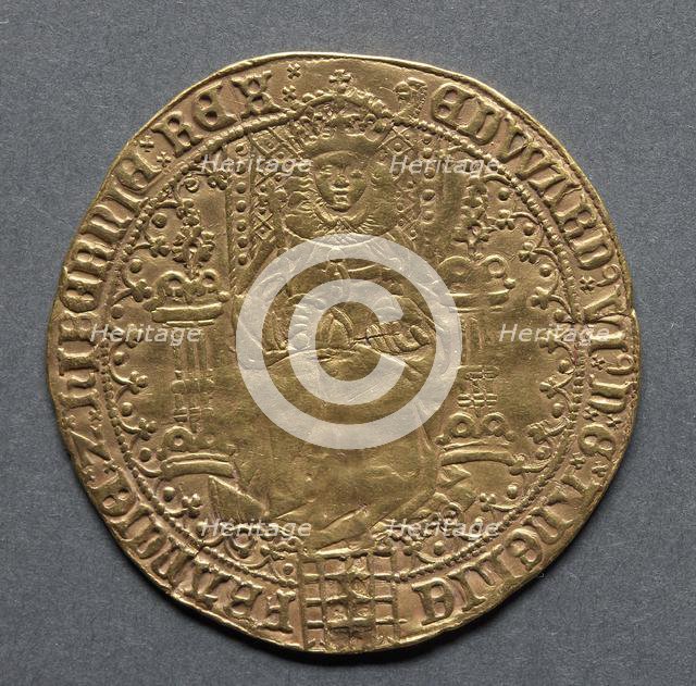 Sovereign of Thirty Shillings , 1550-1553. Creator: Unknown.