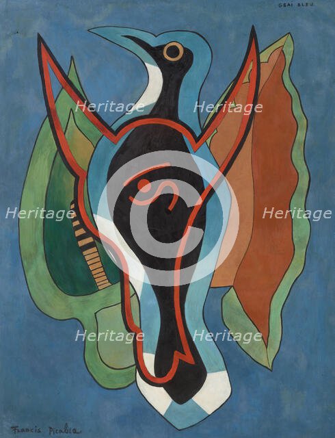 Geai bleu (Blue Jay), c1938-1939. Creator: Picabia, Francis (1879-1953).