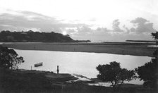 Lagoon, Tweed Heads with Flagstaff Hill in the background, 1906. Creator: Robert Augustus Henry L'Estrange.