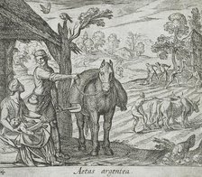 The Age of Silver, published 1606. Creators: Antonio Tempesta, Wilhelm Janson.