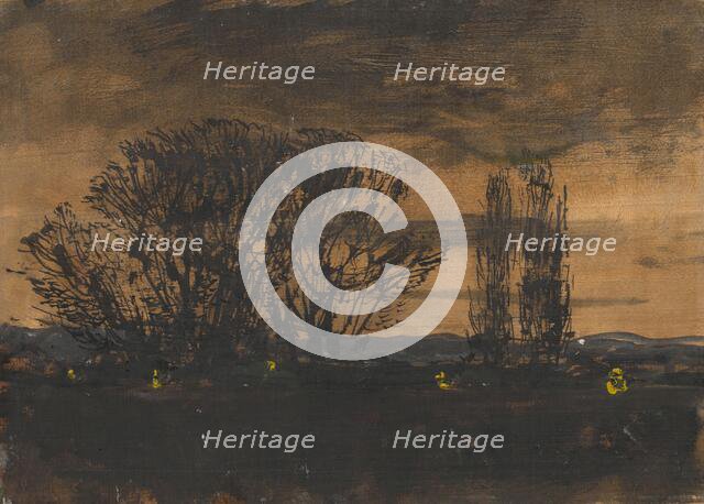 Evening, 1880-1890. Creator: Ladislav Mednyanszky.