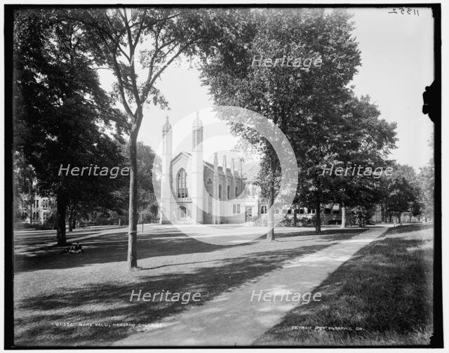 Gore Hall, Harvard College, between 1890 and 1899. Creator: Unknown.