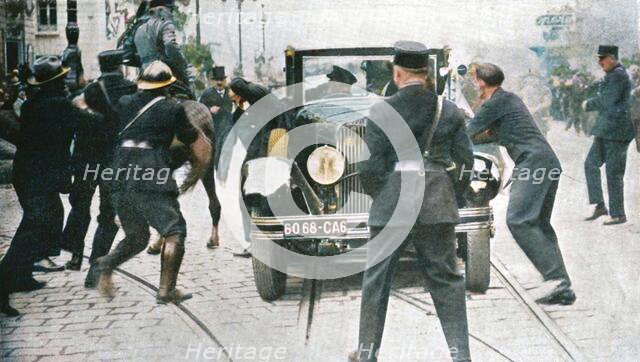 The assassination of Alexander I, King of Yugoslavia, Marseilles, France, 9 October 1934. Creator: Unknown.