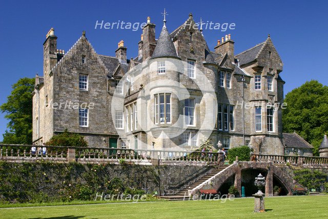 Torosay Castle and gardens, Mull, Argyll and Bute, Scotland. 