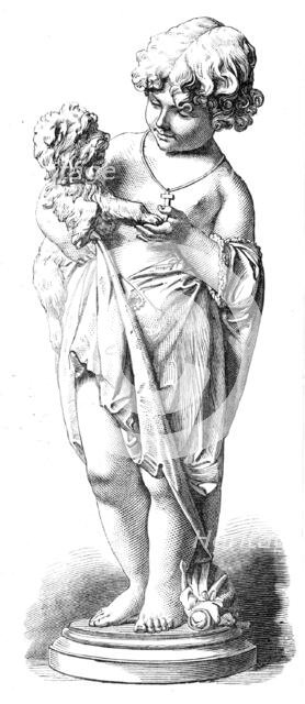 ‘‘My First Friend," by F. Barzaghi, 1872. Creator: Unknown.