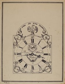 Clock, c. 1938. Creator: Nicholas Gorid.