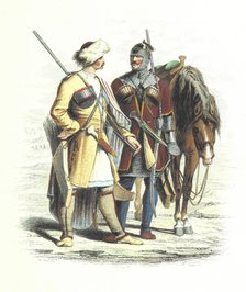 Circassian soldiers [?], 1855.  Creator: Boyer.