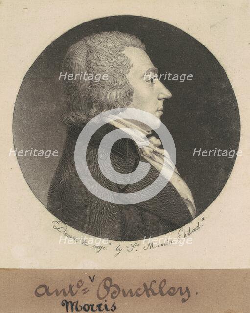 Anthony Morris Buckley, 1798. Creator: Charles Balthazar Julien Févret de Saint-Mémin.