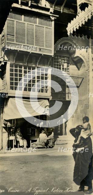 'Cairo - A Typical Native House', c1918-c1939. Creator: Unknown.