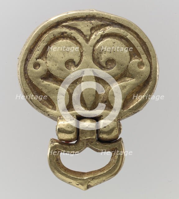 Gold Belt Mount with Loop, Avar, 700s. Creator: Unknown.