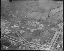 Bamber Bridge Cotton Mill, Bamber Bridge, Lancashire, c1930s. Creator: Arthur William Hobart.