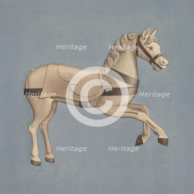 Carousel Horse, c. 1939. Creator: Henry Murphy.
