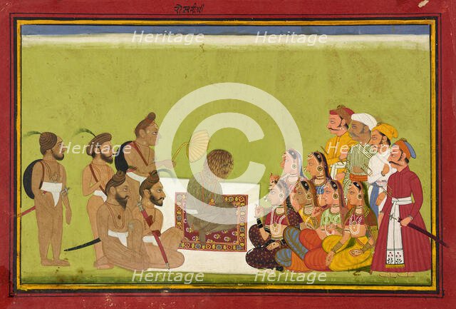 An Audience with Rom Rishi, ca. 1700-1725. Creator: Unknown.