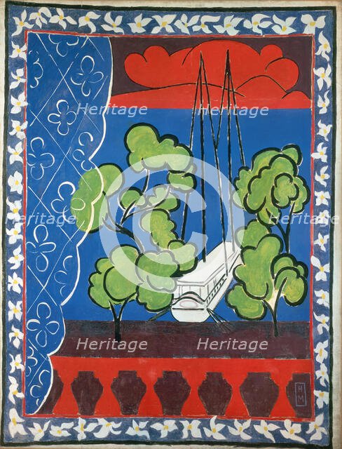 Window at Tahiti II, 1935. Creator: Matisse, Henri (1869-1954).