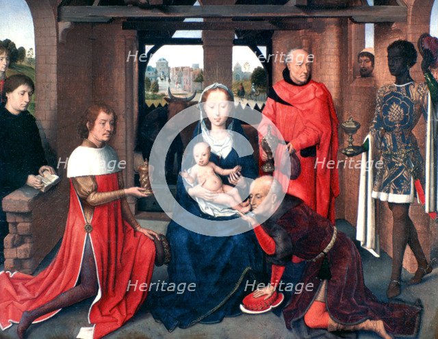 'Adoration of the Magi, Triptych', Central Panel, c1453-1494. Artist: Hans Memling
