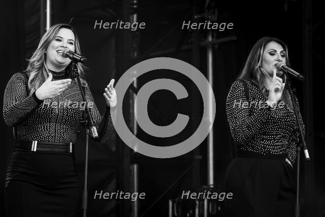 Heaven 17 live at Heritage Live, Audley End House, Essex, Aug 2023. Creator: Annapaola Marchesani.