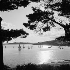 St Mawes Harbour, Cornwall, c1950-c1965. Creator: John Gay.