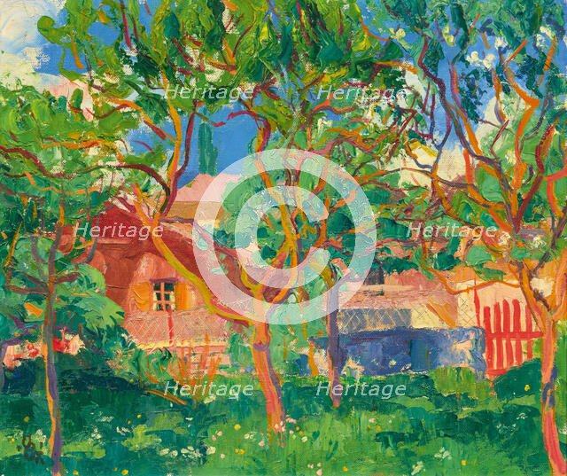 Curtin (Orchard), 1929. Creator: Giacometti, Giovanni (1868-1933).