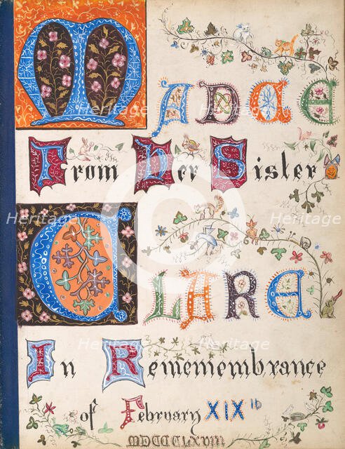 The Harvey Album, 1868. Creator: Emily Clare Harvey.