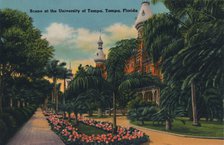 'Scene at the University of Tampa, Tampa, Florida', c1940s. Artist: Unknown.