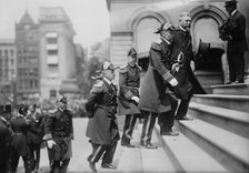 German officers in N.Y., between c1910 and c1915. Creator: Bain News Service.