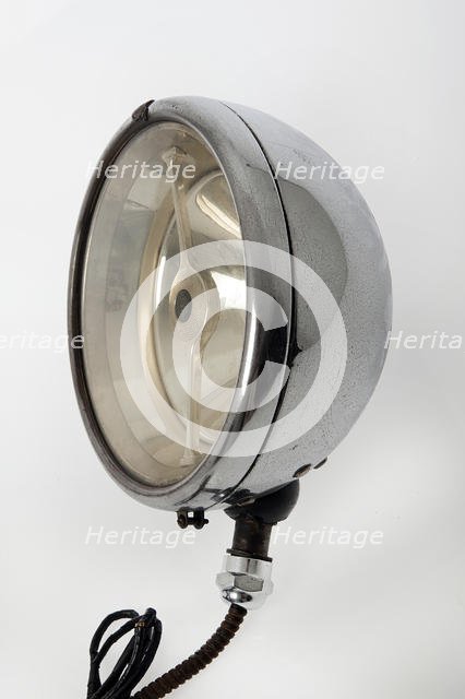 Lucas bi-flex long range electric headlamp circa 1928. Creator: Unknown.