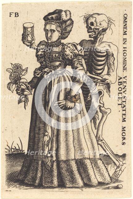 Young Woman and Death. Creator: Master F.B..