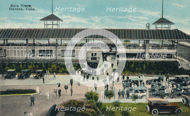 Race Track, Havana, Cuba, c1950s. Artist: Unknown
