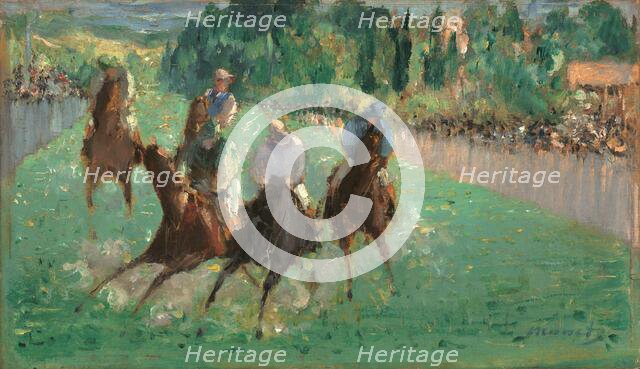 At the Races, c. 1875. Creator: Edouard Manet.