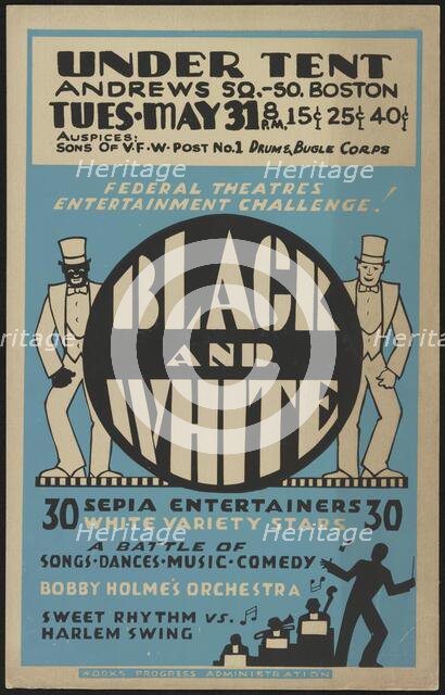 Black and White Revue, [193-]. Creator: Unknown.