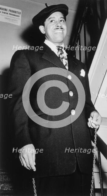 Portrait of Cab Calloway, Strand Theater, New York, N.Y., ca. Mar. 1947. Creator: William Paul Gottlieb.